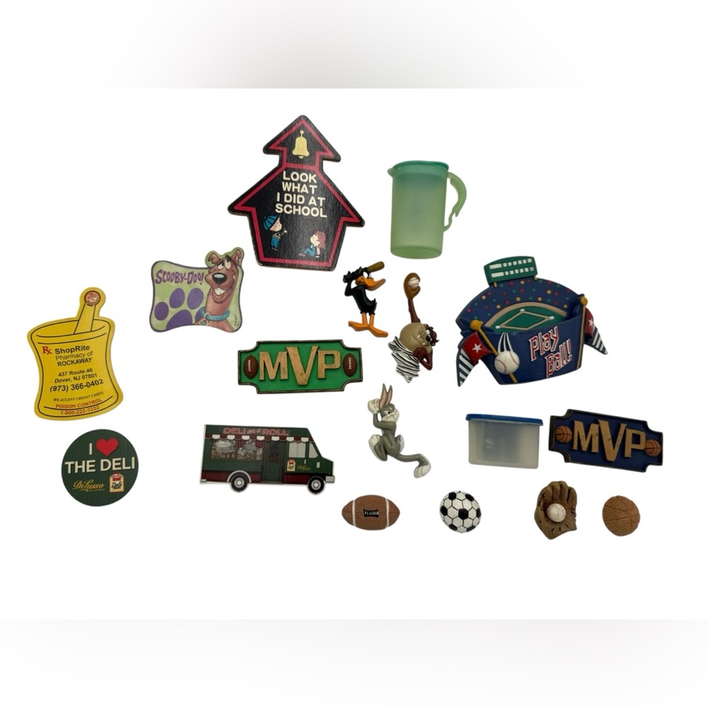 Vintage Lot of Refrigerator Magnets Vintage Lot of Various Refrigerator magnets